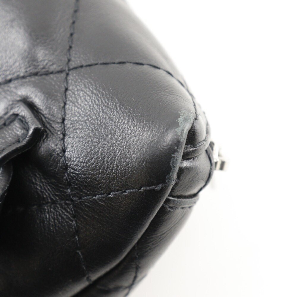 CHANEL Black Lambskin Leather Fanny Pack - Picture 6 of 16